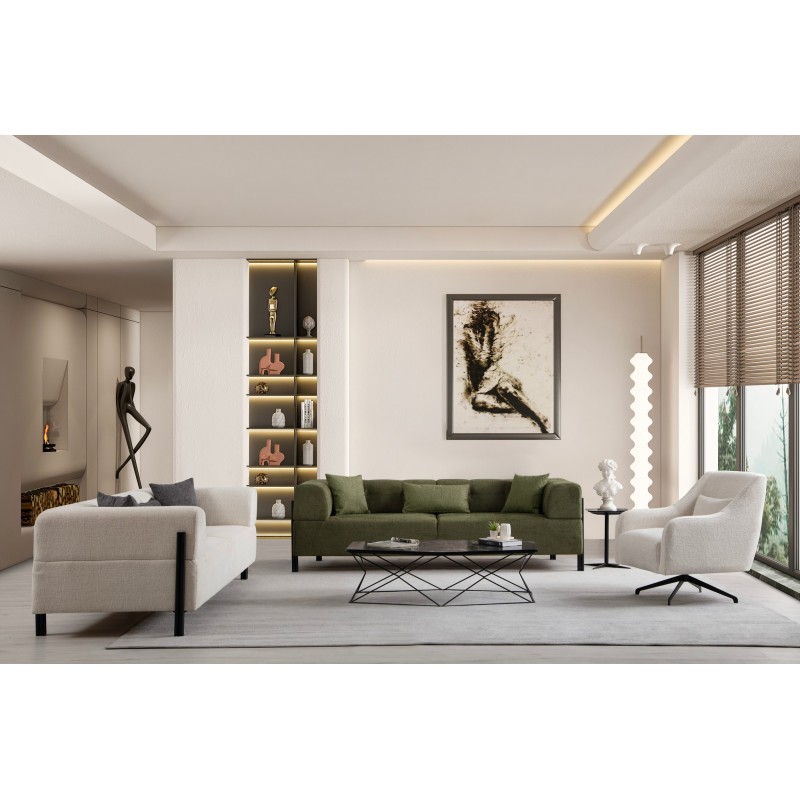 3-Seat Sofa Gio 3 Seater - White White