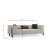3-Seat Sofa Gio 3 Seater - White White