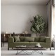 Τριθέσιος Καναπές Gio - Χρώμα Πράσινο - 225x93x75εκ Τριθέσιος Καναπές Gio - Χρώμα Πράσινο - 225x93x75εκ