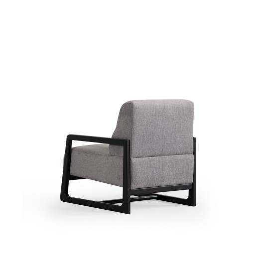 Wing Chair Athena Bergere - Light Grey Light Grey Wing Chair Athena Bergere - Light Grey Light Grey