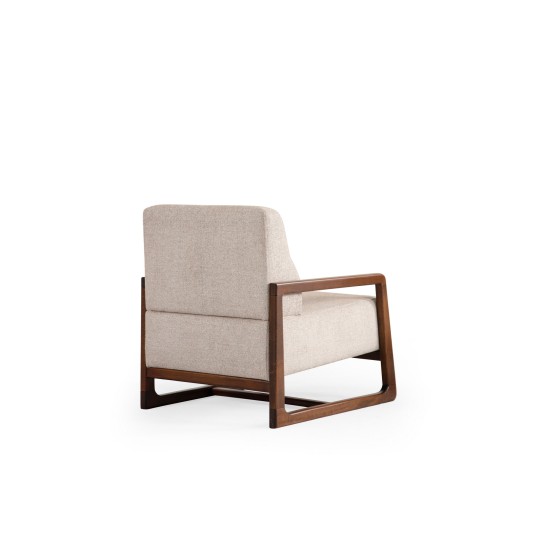 Wing Chair Athena Bergere - Beige Beige Wing Chair Athena Bergere - Beige Beige