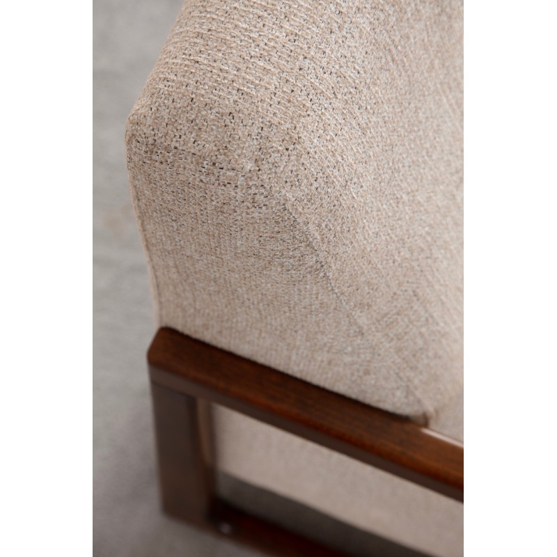 Wing Chair Athena Bergere - Beige Beige