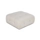 Πουφ - Bubble - Χρώμα Beige White - 95x95x45εκ