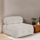 1-Seat Sofa Bubble O1 - Beige White 1-Seat Sofa Bubble O1 - Beige White