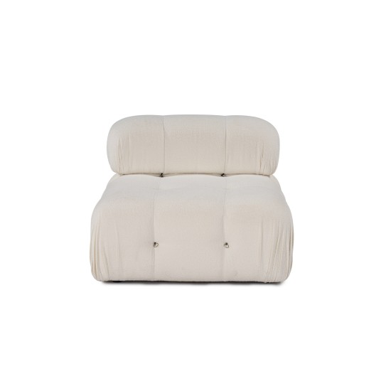 1-Seat Sofa Bubble O1 - Beige White 1-Seat Sofa Bubble O1 - Beige White