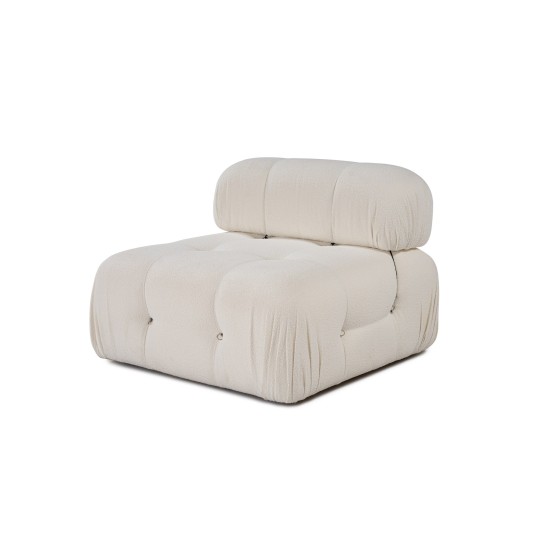 1-Seat Sofa Bubble O1 - Beige White 1-Seat Sofa Bubble O1 - Beige White