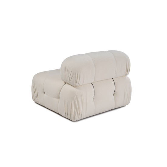 1-Seat Sofa Bubble O1 - Beige White 1-Seat Sofa Bubble O1 - Beige White