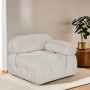 1-Seat Sofa Bubble 1R - Beige White