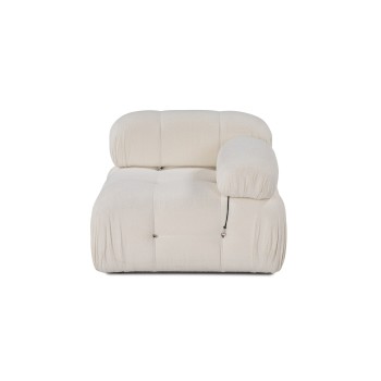 1-Seat Sofa Bubble 1R - Beige White