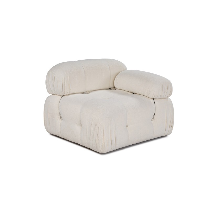 1-Seat Sofa Bubble 1R - Beige White