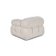 1-Seat Sofa Bubble 1R - Beige White 1-Seat Sofa Bubble 1R - Beige White