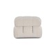 1-Seat Sofa Bubble 1R - Beige White 1-Seat Sofa Bubble 1R - Beige White