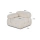 1-Seat Sofa Bubble L1 - Beige White 1-Seat Sofa Bubble L1 - Beige White