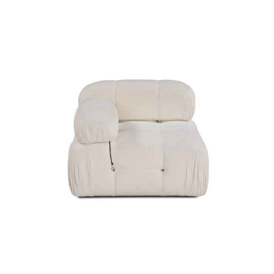 1-Seat Sofa Bubble L1 - Beige White 1-Seat Sofa Bubble L1 - Beige White