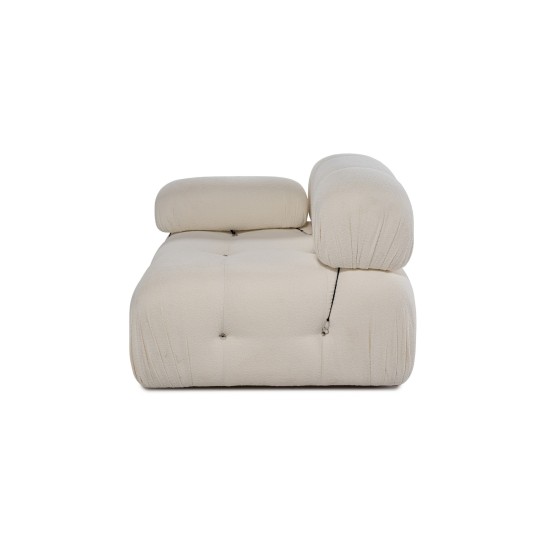 1-Seat Sofa Bubble L1 - Beige White 1-Seat Sofa Bubble L1 - Beige White