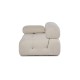 1-Seat Sofa Bubble L1 - Beige White 1-Seat Sofa Bubble L1 - Beige White