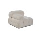 1-Seat Sofa Bubble L1 - Beige White 1-Seat Sofa Bubble L1 - Beige White