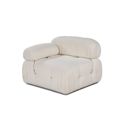 1-Seat Sofa Bubble L1 - Beige White 1-Seat Sofa Bubble L1 - Beige White