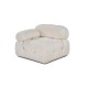 1-Seat Sofa Bubble L1 - Beige White 1-Seat Sofa Bubble L1 - Beige White