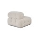 1-Seat Sofa Bubble L1 - Beige White 1-Seat Sofa Bubble L1 - Beige White