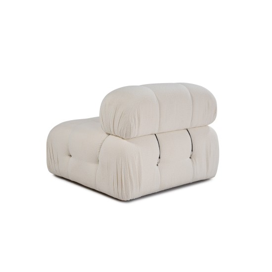 1-Seat Sofa Bubble L1 - Beige White 1-Seat Sofa Bubble L1 - Beige White
