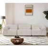 3-Seat Sofa Bubble 3 Seater ( L1-O1-1R) V2 - Bouclette White