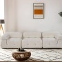 3-Seat Sofa Bubble 3 Seater ( L1-O1-1R) V2 - Bouclette White