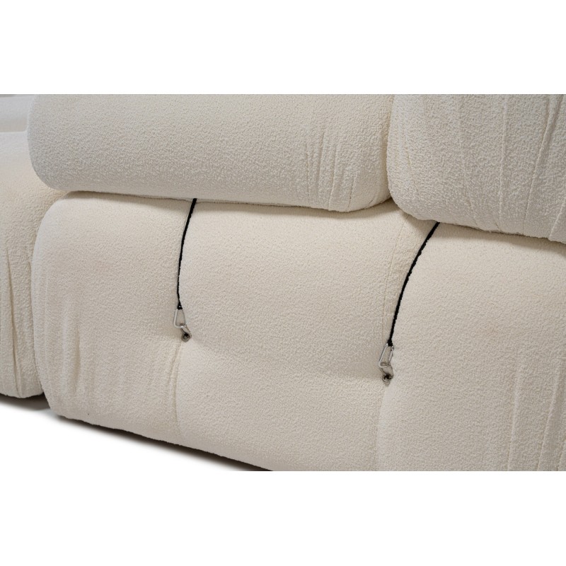 3-Seat Sofa Bubble 3 Seater ( L1-O1-1R) V2 - Bouclette White