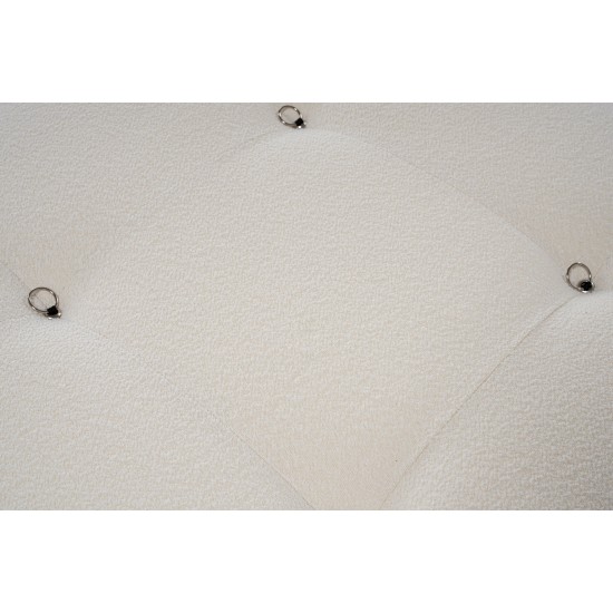 3-Seat Sofa Bubble 3 Seater ( L1-O1-1R) V2 - Bouclette White