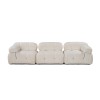 3-Seat Sofa Bubble 3 Seater ( L1-O1-1R) V2 - Bouclette White