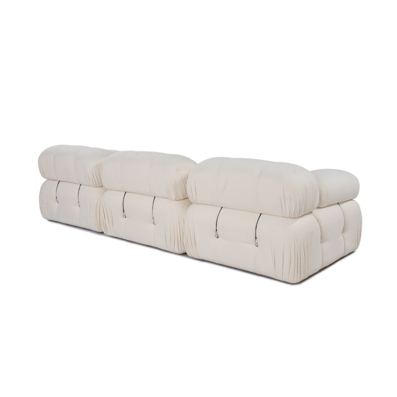 3-Seat Sofa Bubble 3 Seater ( L1-O1-1R) V2 - Bouclette White