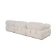 3-Seat Sofa Bubble 3 Seater ( L1-O1-1R) V2 - Bouclette White