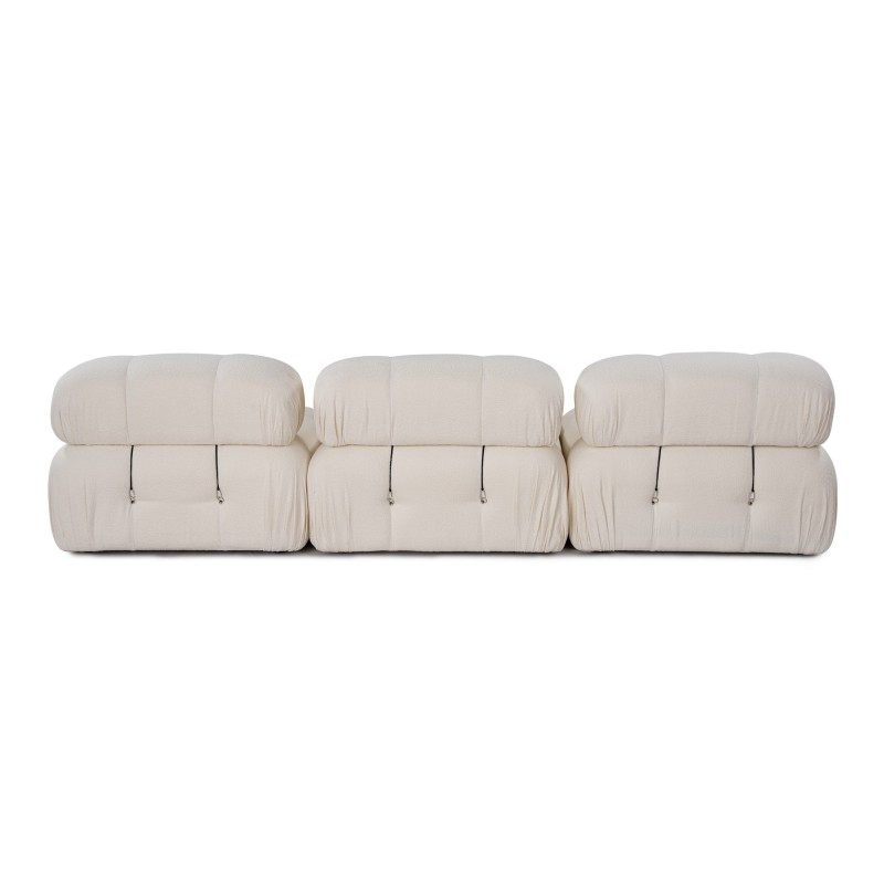 3-Seat Sofa Bubble 3 Seater ( L1-O1-1R) V2 - Bouclette White