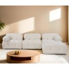 Corner Sofa Bubble Beige L1-O1-1R-PUF White