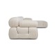 Corner Sofa Bubble Beige L1-O1-1R-PUF White