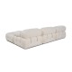 Corner Sofa Bubble Beige L1-O1-1R-PUF White