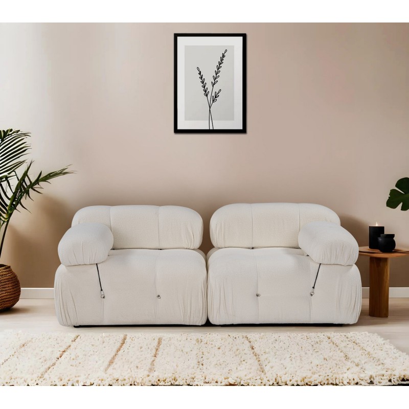 2-Seat Sofa Bubble 2 Seater (L1-1R) - Cream Cream