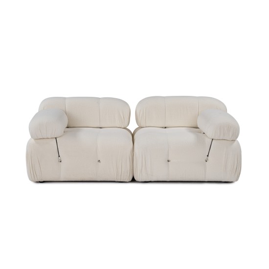 2-Seat Sofa Bubble 2 Seater (L1-1R) - Cream Cream