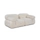 2-Seat Sofa Bubble 2 Seater (L1-1R) - Cream Cream