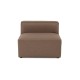 1-Seat Sofa Mora XL O1 - Brown Brown