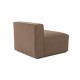 1-Seat Sofa Mora XL O1 - Brown Brown