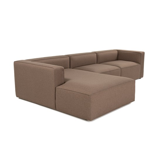 Corner Sofa Mora XL (ChlLeft-O1-1R) - Brown Brown Corner Sofa Mora XL (ChlLeft-O1-1R) - Brown Brown