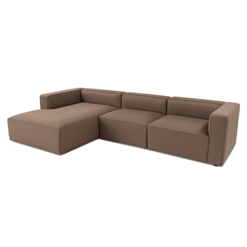 Corner Sofa Mora XL (ChlLeft-O1-1R) - Brown Brown