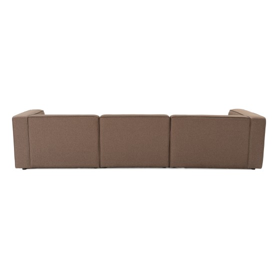 Corner Sofa Mora XL (ChlLeft-O1-1R) - Brown Brown Corner Sofa Mora XL (ChlLeft-O1-1R) - Brown Brown