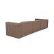 Corner Sofa Mora XL (ChlLeft-O1-1R) - Brown Brown Corner Sofa Mora XL (ChlLeft-O1-1R) - Brown Brown