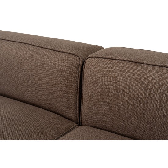 Corner Sofa Mora XL (ChlLeft-O1-1R) - Brown Brown Corner Sofa Mora XL (ChlLeft-O1-1R) - Brown Brown