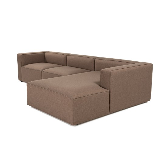 Corner Sofa Mora XL (L1-O1-ChlRight) - Brown Brown Corner Sofa Mora XL (L1-O1-ChlRight) - Brown Brown