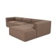 Corner Sofa Mora XL (L1-O1-ChlRight) - Brown Brown Corner Sofa Mora XL (L1-O1-ChlRight) - Brown Brown