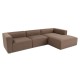 Corner Sofa Mora XL (L1-O1-ChlRight) - Brown Brown Corner Sofa Mora XL (L1-O1-ChlRight) - Brown Brown