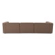 Corner Sofa Mora XL (L1-O1-ChlRight) - Brown Brown Corner Sofa Mora XL (L1-O1-ChlRight) - Brown Brown